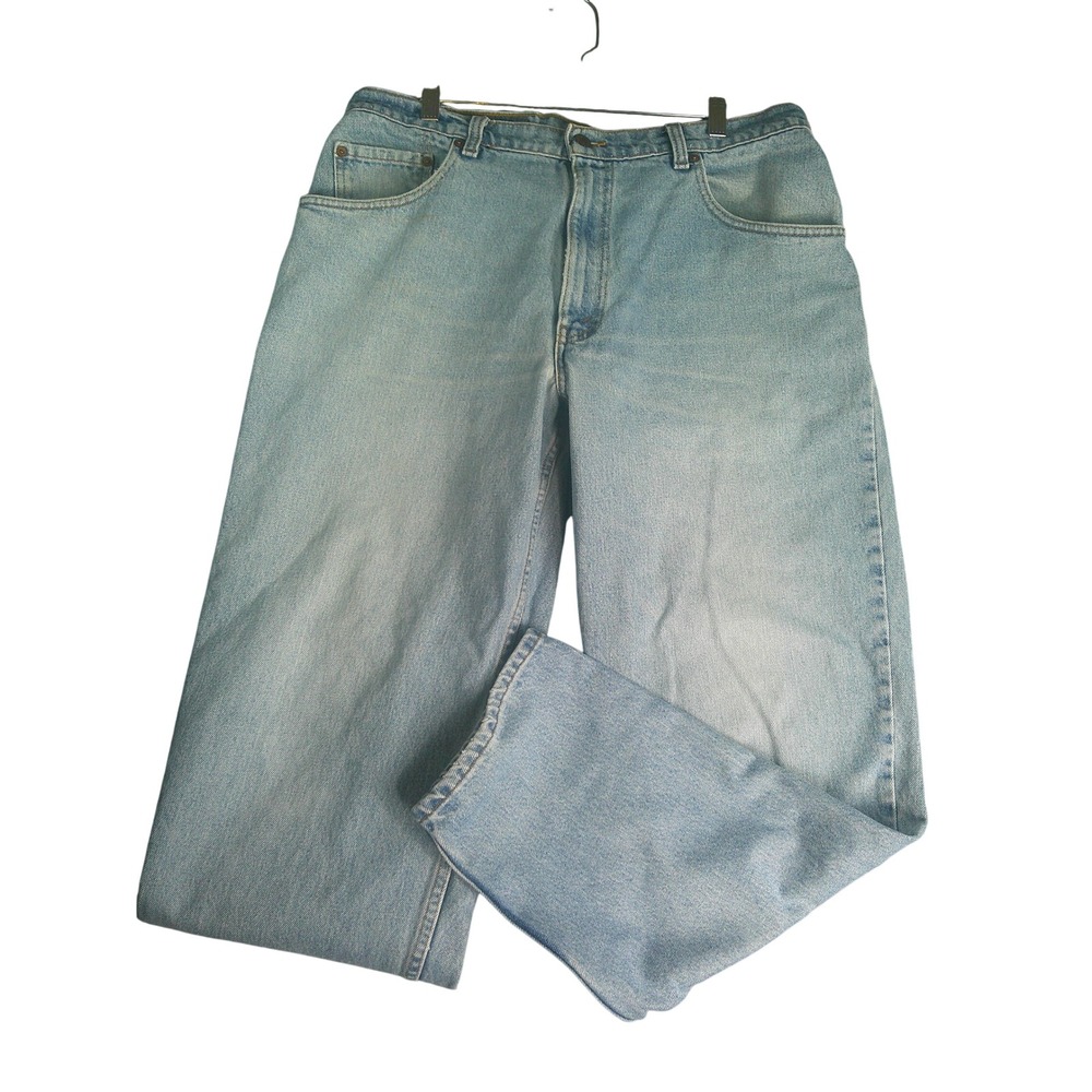 Vintage Levis 560 Loose Fit Tapered Leg Jeans Light Wash Made in Canada 38x32